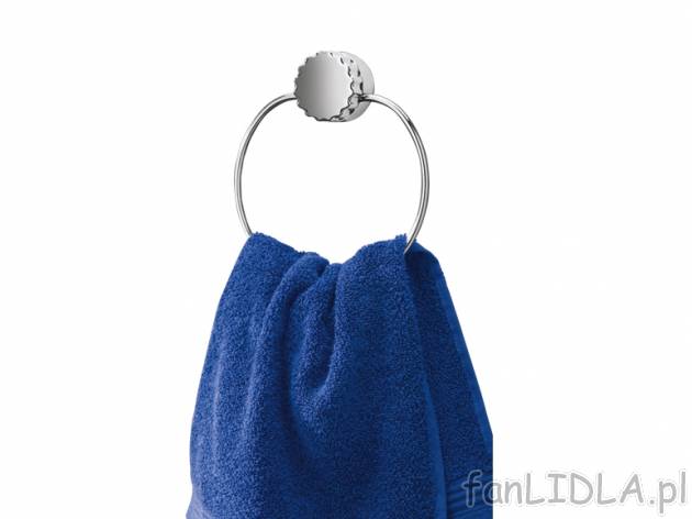 Wieszak na ręczniki Miomare, cena 14,99 PLN za 1 szt. 
- chromowany
- łatwe ...