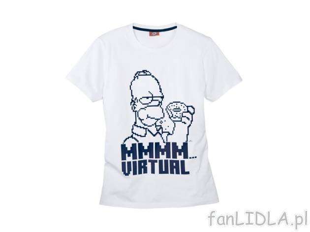 T-shirt męski Livergy, cena 22,99 PLN za 1 szt. 
- 100% bawełna lub 90% bawełna, ...
