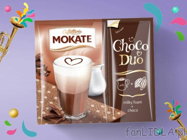 Mokate Choco Duo Classic lub chocko Duo White , cena 1,00 PLN za 40/45 g/1 opak., ...