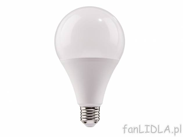 Żarówka LED , cena 22,99 PLN za 1 szt. 
- 2 wzory: 17 lub 19 W
- E27
- barwa ...