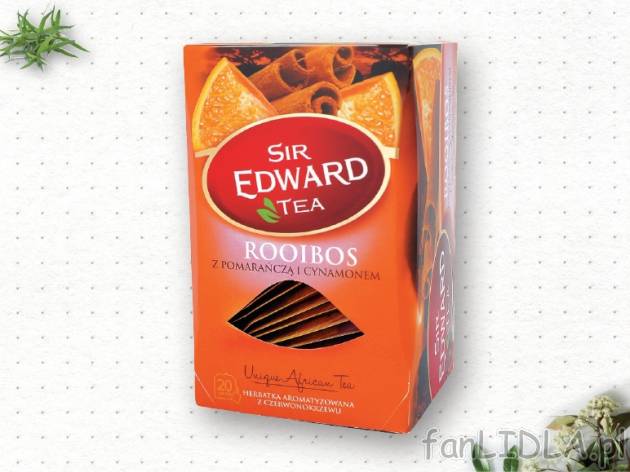 Sir Edward Tea Herbata , cena 2,00 PLN za 40 g/1 opak., 100 g=7,48 PLN.  
różne rodzaje