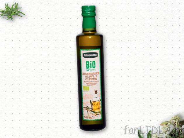 Primadona Bio Oliwa , cena 15,00 PLN za 500 ml/1 opak., 1 l=31,98 PLN.