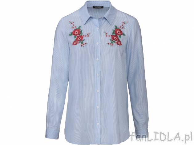 Koszula z wiskozy Esmara, cena 29,99 PLN 
- 100% wiskozy (LENZING&trade; ECOVERO&trade;)
- ...