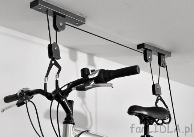 Wieszak na rower cena 24,99PLN
- system lin do montażu w piwnicy lub garażu do ...