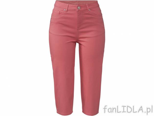 Spodnie twillowe Esmara, cena 39,99 PLN 
- 98% bawełny, 2% elastanu (LYCRA®)
- ...