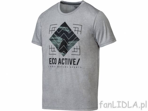 T-shirt męski, funkcyjny Crivit, cena 19,99 PLN 
- rozmiary: S-XL
- szybkoschnące ...