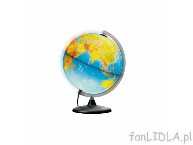Globus podświetlany , cena 69,90 PLN za 1 szt. 
- Ø 30 cm
- z mapą polityczną ...