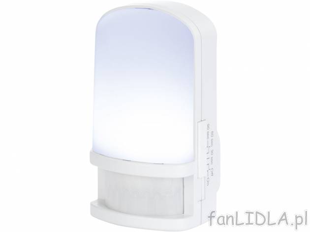 Lampka nocna LED Livarno Lux, cena 19,99 PLN 
- możliwość wyboru koloru światła: ...