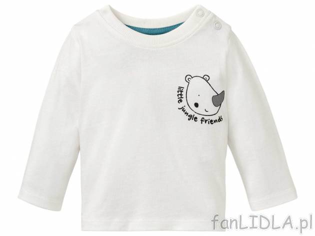 Bluzka niemowlęca z długim rękawem Lupilu, cena 5,99 PLN 
Ubrania dla dzieci ...