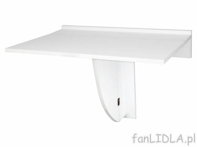 Składany stół, montowany na ścianie Livarno Living, cena 99,00 PLN 
- idealny ...
