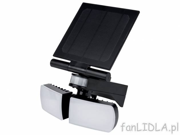 Reflektor solarny LED Livarno Lux, cena 139,00 PLN 
- sygnalizator ruchu z czujnikiem ...