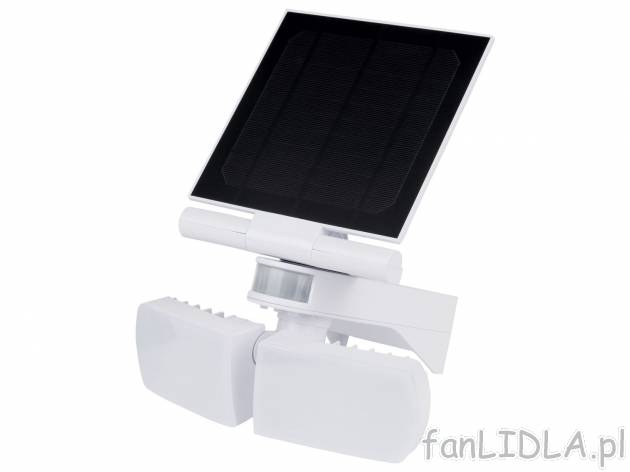 Reflektor solarny LED Livarno Lux, cena 139,00 PLN 
- sygnalizator ruchu z czujnikiem ...