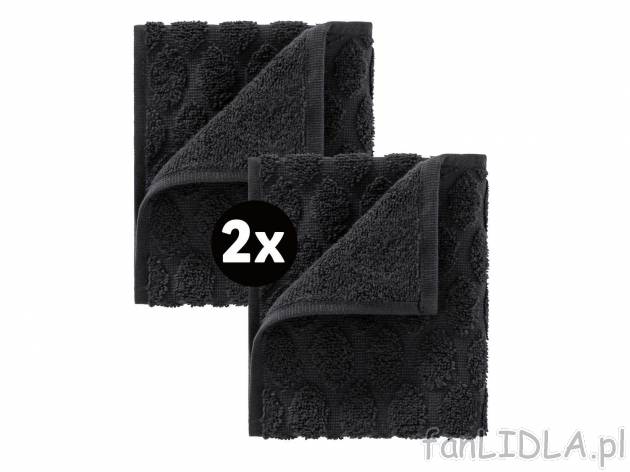 Ręczniki 30 x 50 cm, 2 szt. Miomare, cena 11,99 PLN 
- miękki i puszysty
- elegancka ...