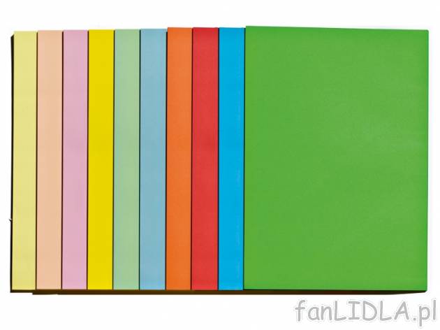 Papier kolorowy A4 United Office, cena 13,99 PLN za 1 opak. 
- w 10 różnych kolorach
- ...