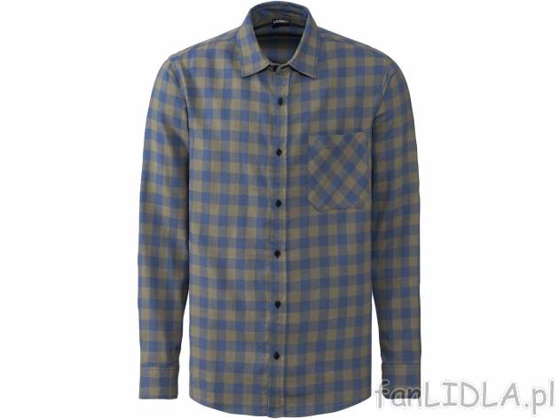 Koszula flanelowa Livergy, cena 29,99 PLN 
- koszula flanelowa w kratkę to klasyczny ...