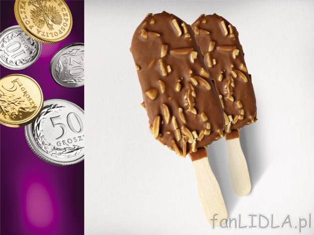 Gelatelli/Ballino Lody w czekoladzie z migdałami , cena 0,00 PLN za 120ml/ 1 opak., ...