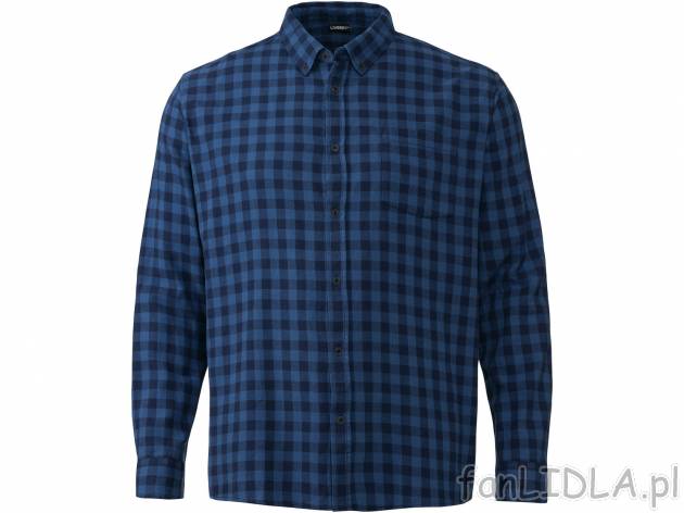 Koszula flanelowa Livergy, cena 34,99 PLN 
- koszula flanelowa w kratkę to klasyczny ...