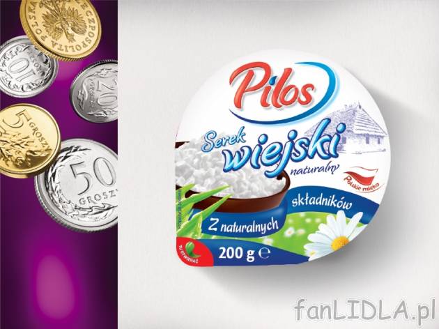 Pilos Serek wiejski , cena 0,00 PLN za 200g/1 opak.