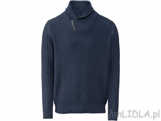 Sweter bawełniany Livergy, cena 44,99 PLN 
- 100% bawełny
- kołnierz szalowy ...