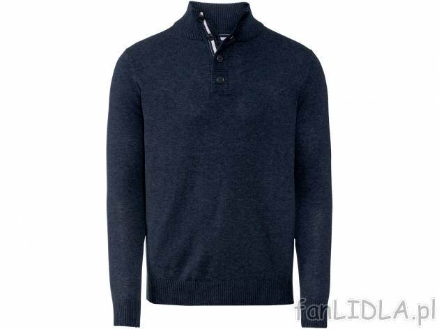 Sweter z bawełną Livergy, cena 34,99 PLN 
- wysoka zawartość bawełny
- zapięcie ...