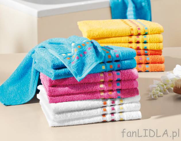 Ręczniki frotte, cena od 9,99PLN
- wyjątkowo miękkie i puszyste; bardzo dobrze ...