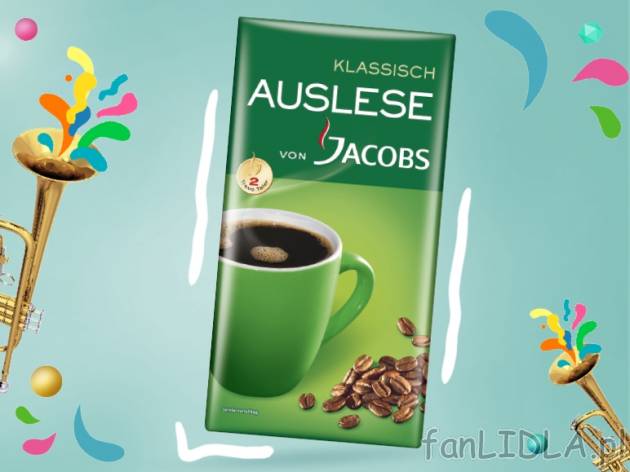Jacobs Auslese kawa mielona , cena 11,00 PLN za 500 g/1 opak., 1 kg=23,98 PLN.