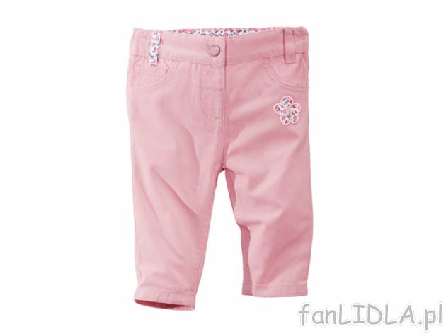 Spodnie niemowlęce Lupilu, cena 19,99 PLN za 1 para 
- 4 wzory
- materiał: 100% ...