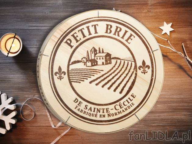Ser Petit Brie de Sainte-Cécile , cena 14,00 PLN za 500 g/1 opak., 1 kg=29,98 PLN. ...