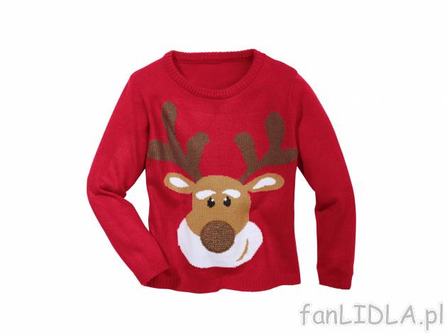 Sweter dziecięcy , cena 29,99 PLN za 1 szt. Sweter świąteczny, do wyboru aż 6 ...