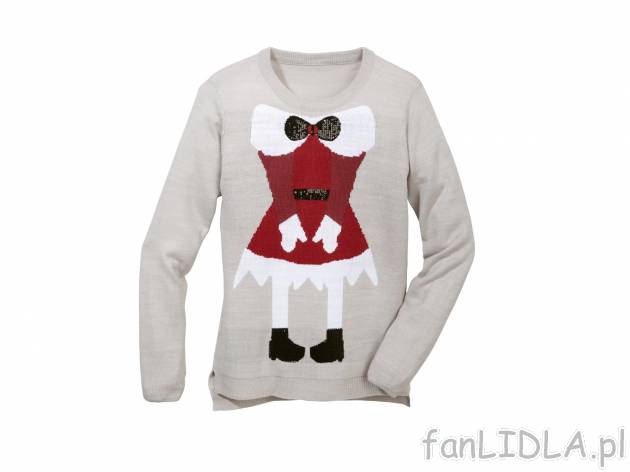 Sweter młodzieżowy , cena 29,99 PLN za 1 szt. Do wyboru 6 różnych świątecznych ...