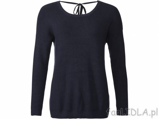 Sweter Esmara, cena 34,99 PLN 
- rękawy wykończone ściągaczem
- przytulny i ...