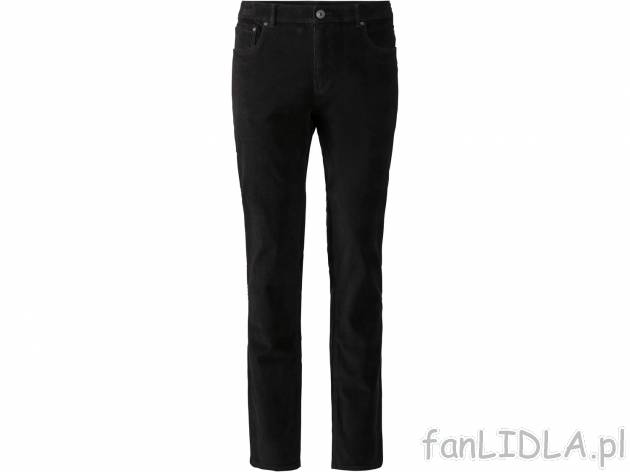 Spodnie sztruksowe Livergy, cena 39,99 PLN 
- klasyczny kr&oacute;j
- komfort ...