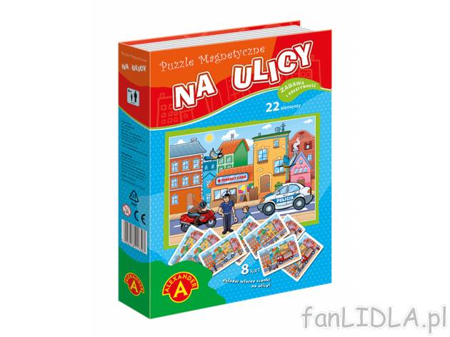 Magiczne puzzle , cena 17,99 PLN za 1 opak. 
Puzzle magnetyczna  to zabawka, która ...