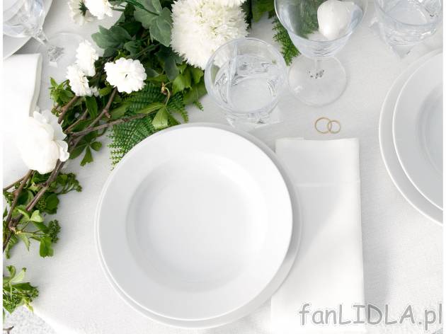 Zestaw obiadowy YVETTE, biały Chodzież porcelana, cena 129,00 PLN 
w zestawie:
- ...