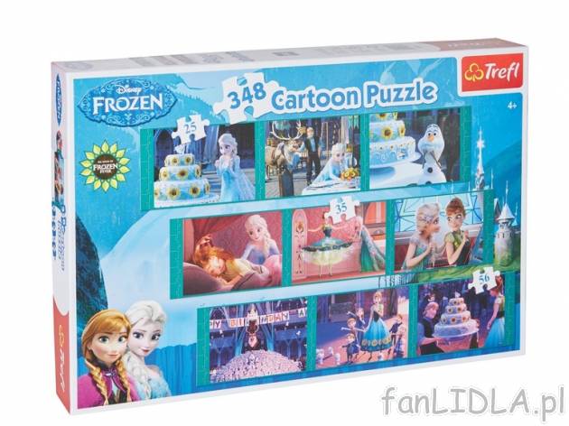 Puzzle, 348 elementów Trefl, Zabawki - dla dzieci - fanLIDLA.pl