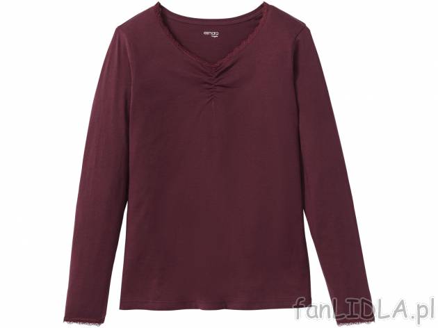 Piżama Esmara Lingerie, cena 34,99 PLN 
- koszulka 100% bawełny
- spodnie z wysoką ...