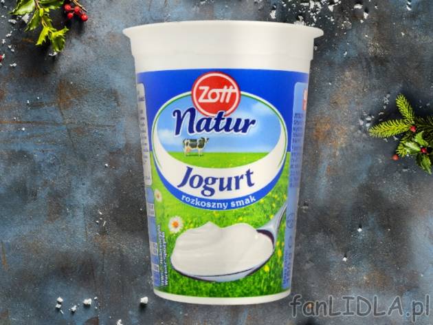 Zott Jogurt naturalny , cena 0,00 PLN za 180 g/1 opak., 100 g=0,44 PLN.