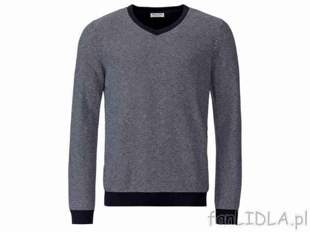 Sweter , cena 34,99 PLN 
- rozmiary: M-XL
- 50% bawełny, 50% poliakrylu
Dostępne ...