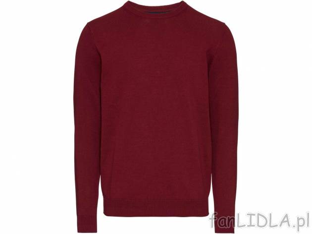 Sweter z bawełny Livergy, cena 34,99 PLN 
- rozmiary: M-XXL
- 100% bawełny
Dostępne ...