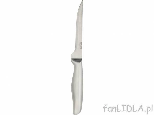 Nóż ze stali szlachetnej , cena 22,99 PLN 
3 rodzaje 
- przystosowane do mycia ...