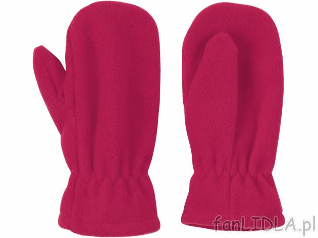 Dziewczęce rękawiczki Crivit, cena 10,99 PLN 
4 wzory 
- rozmiary: 86-164* lub ...