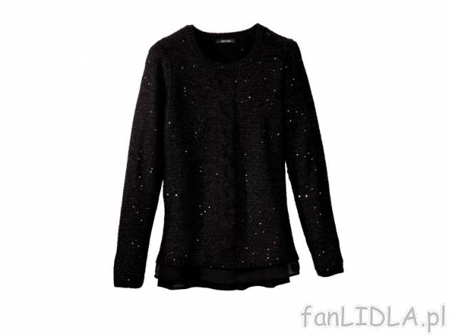 Sweter Esmara, cena 39,99 PLN za 1 szt. 
- 3 wzory 
- rozmiary: XS - L (nie wszystkie ...