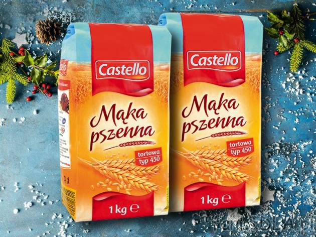 Castello Mąka pszenna tortowa typ 450** , cena 1,00 PLN za 1 kg/1 opak. 
**Artykuł ...