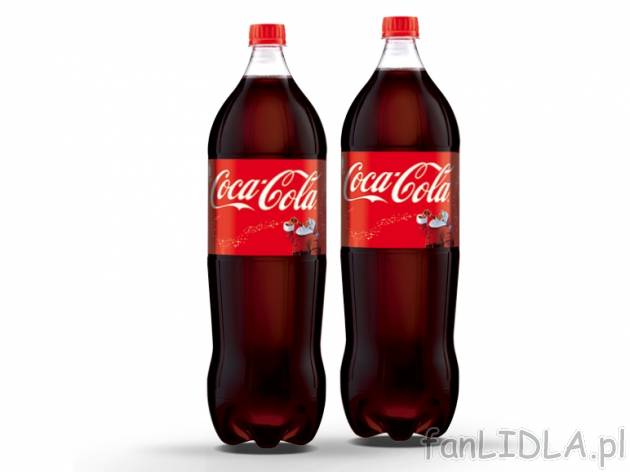 Coca-cola , cena 3,00 PLN za 2 l/1 opak., 1 l=1,65 PLN. 
*Cena za 1 butelkę przy ...