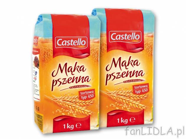 Castello Mąka pszenna tortowa typ 450** , cena 1,00 PLN za 1 kg/1 opak. 
**Produkt ...