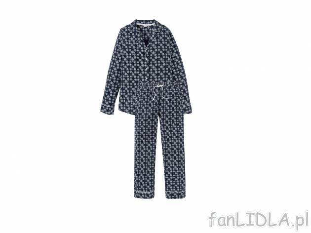 Piżama damska flanelowa Esmara Lingerie, cena 39,99 PLN 
- 100% bawełny
- miękka ...