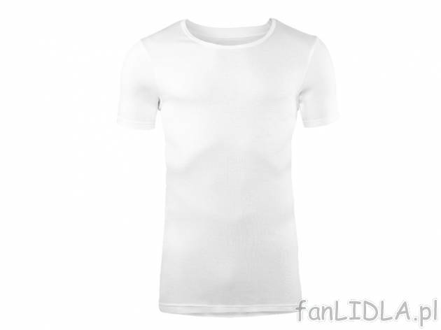 Koszulka męska Livergy, cena 15,99 PLN za 1 szt. 
- 100% bawełna 
- bez szw&oacute;w ...