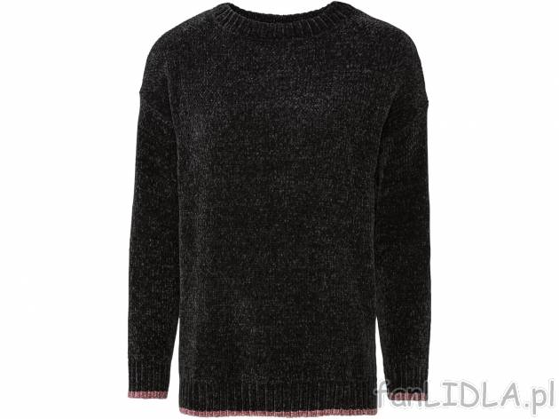 Sweter z szenili Esmara, cena 39,99 PLN 
- rozmiary: XS-L
- modny, gruby splot
- ...