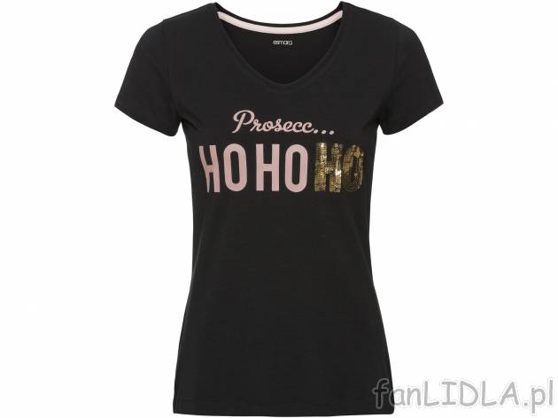 T-shirt damski Esmara, cena 19,99 PLN  
-  rozmiary: S-L
Dostępne rozmiary

Opis