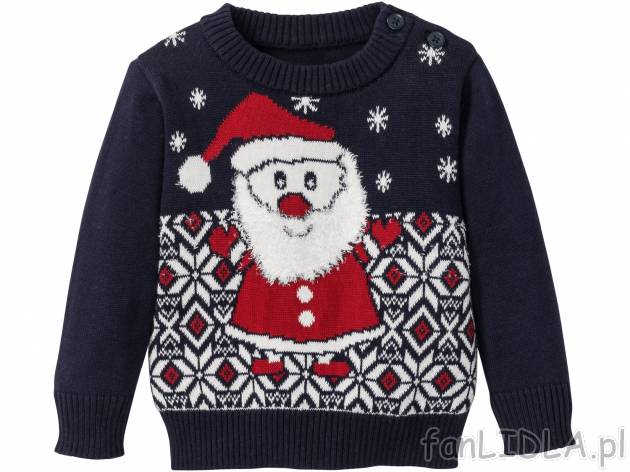 Sweter z bawełną Lupilu, cena 24,99 PLN 
- rozmiary: 62-92
- wysoka zawartość ...